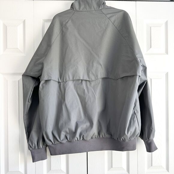 Vintage Field & Stream Jacket Men's XLT Gray Red Plaid-Lined Windbreaker Bomber - Picture 2 of 11